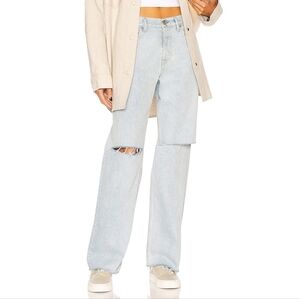 GRLFRND Bella Low Rise Boyfriend Jeans in Echo Park Size 23 Blue Casual Grunge